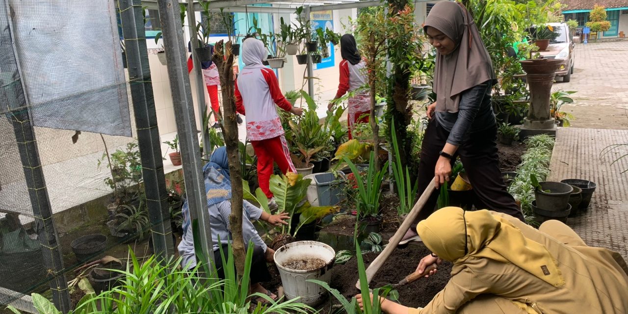 PENGHIJAUAN SMPN 2 SLEMAN